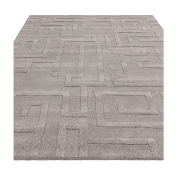 Světle šedý vlněný koberec 160x230 cm Maze – Asiatic Carpets-image-3