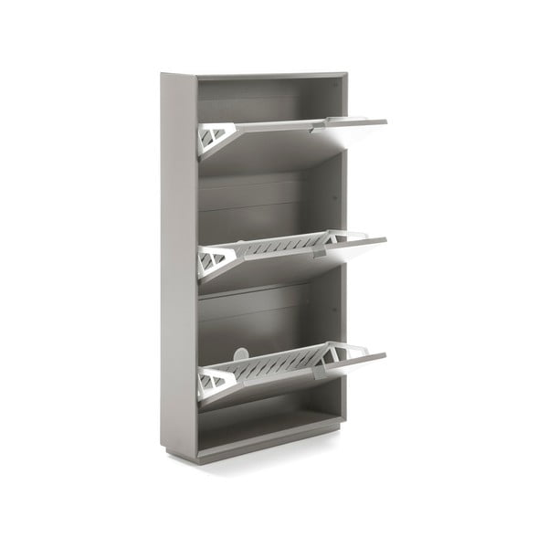 Šedý botník se 3 zásuvkami Marckeric Luka-image-3