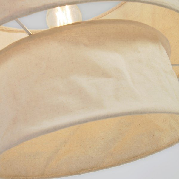 Béžové látkové stínidlo ø 40 cm Mariela – Kave Home-image-1