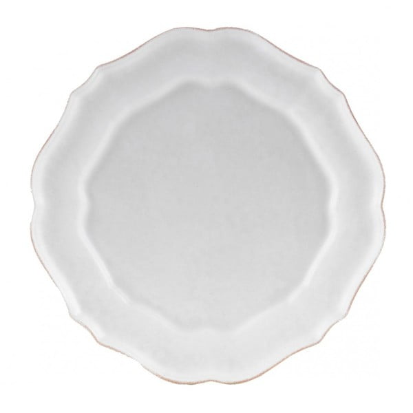 Bílý talíř z kameniny Casafina Impressions, ⌀ 30 cm