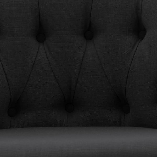 Černá židle s kolečky Vivonita Maggi-image-4