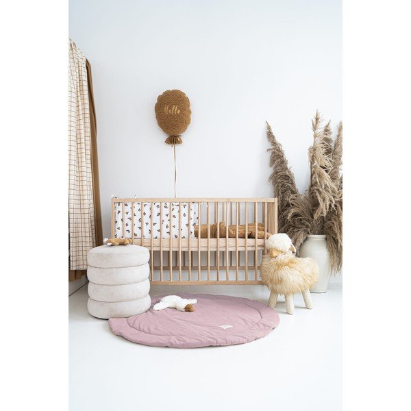 Světle růžová dětská hrací podložka – Malomi Kids-image-1