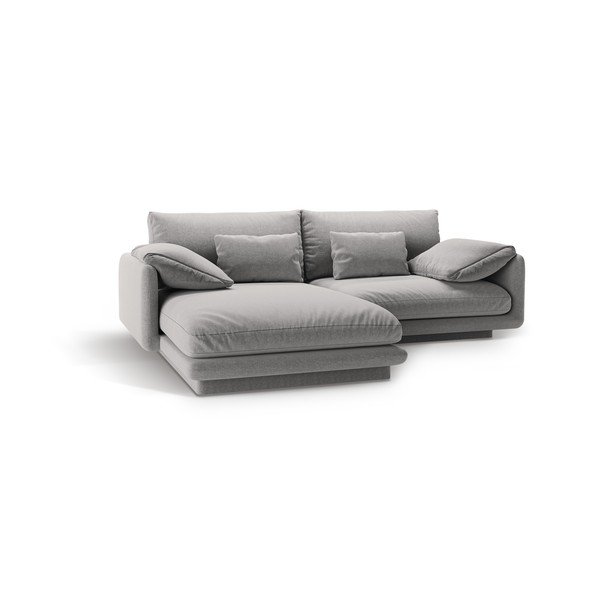 Světle šedá rohová pohovka (levý roh) Torino – Micadoni Home-image-2