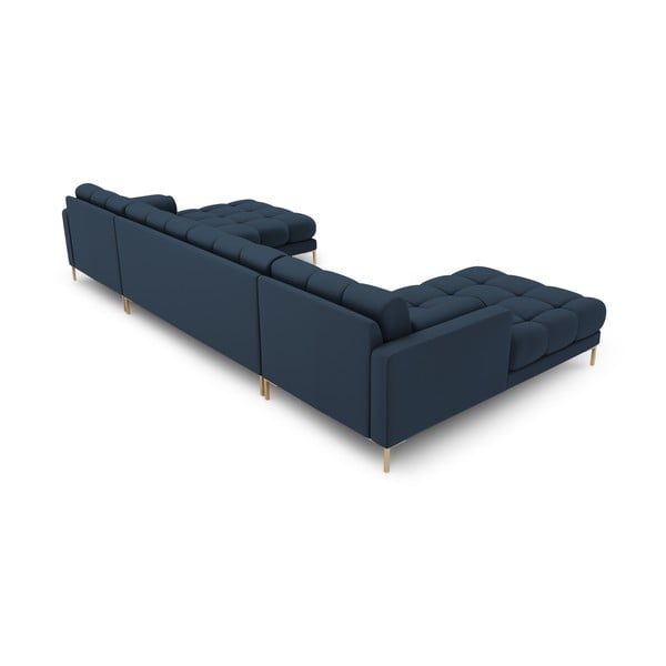 Modrá rohová pohovka do "U" Bali – Cosmopolitan Design-image-4