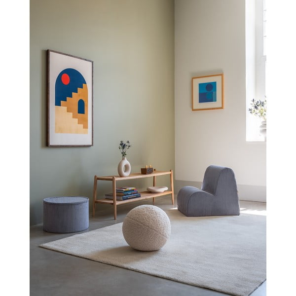 Modré manšestrové dětské křesílko Cloud – Wigiwama-image-2