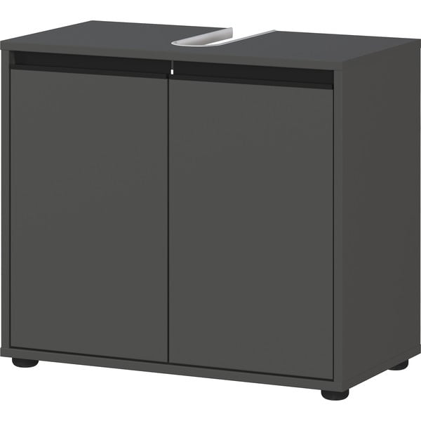 Antracitová skříňka pod umyvadlo 63x55 cm Lemont – Germania-image-2