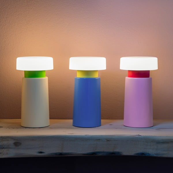 Růžová LED stmívatelná stolní lampa (výška 17,5 cm) Victoria – Remember-image-4