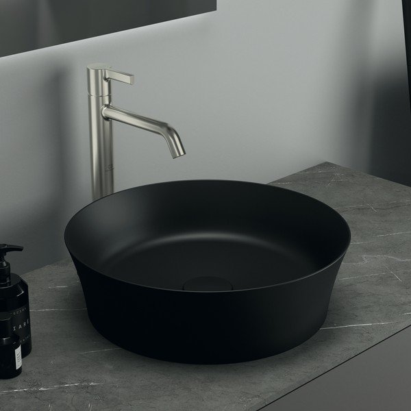 Matně černé keramické kulaté umyvadlo ø 40 cm Ipalyss – Ideal Standard-image-1