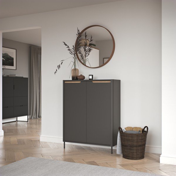 Antracitově šedý botník Tenzo Switch, 88 x 110 cm-image-1