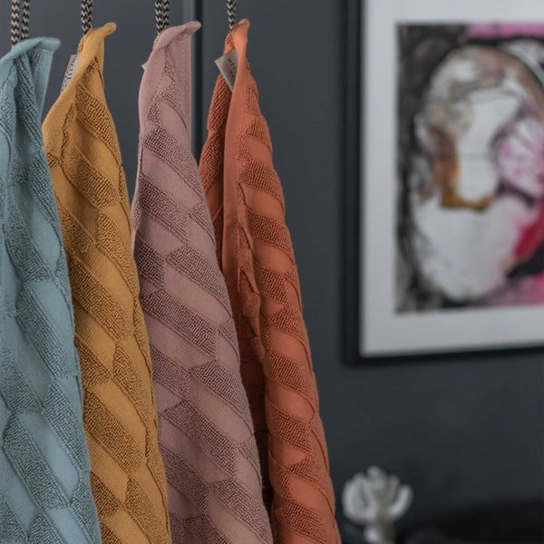 Tmavě zelená koupelnová předložka 50x80 cm Geo – Mette Ditmer Denmark-image-2