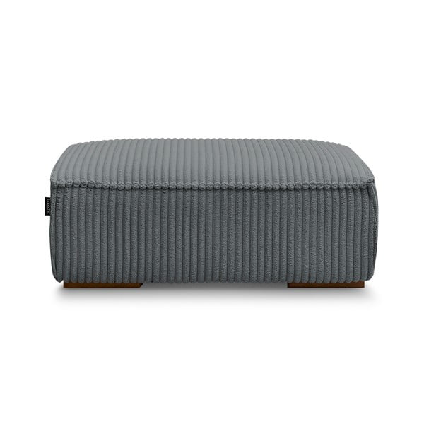 Tmavě šedá manšestrová podnožka Chelsea – Bobochic Paris