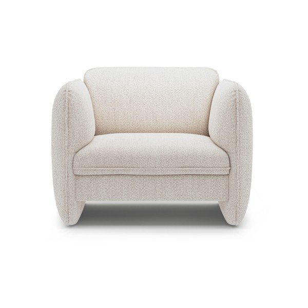 Krémové žinylkové křeslo Georgia – Micadoni -image-2