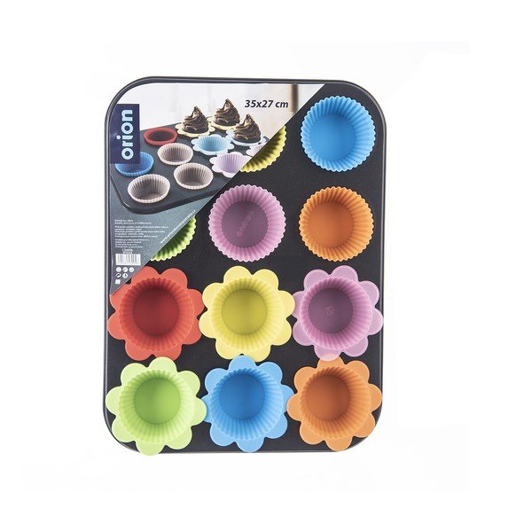 Kovová forma na pečení muffinů 27x35 cm – Orion-image-1