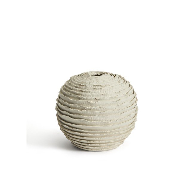 Krémová keramická ručně vyrobená váza (výška 21 cm) Evania – Kave Home-image-4