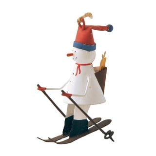 Závěsná vánoční dekorace Snowman on Skiis - G-Bork