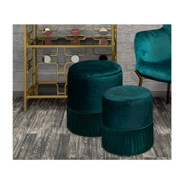 Sada 2 zelených taburetek Mauro Ferretti Constanzo-image-1