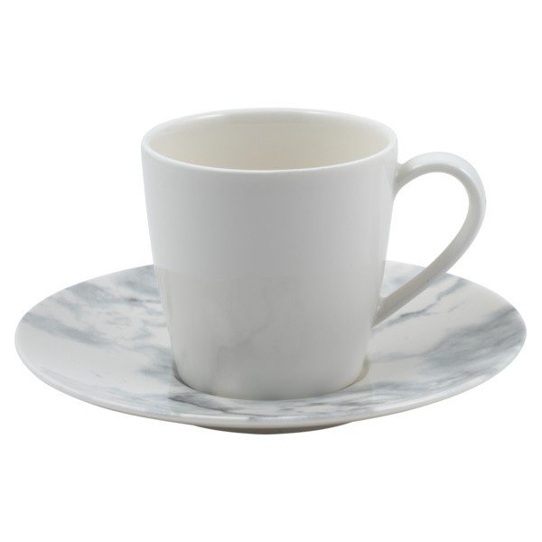 Bílo-černý porcelánový podšálek Villeroy & Boch Marmory, ø 16 cm-image-2