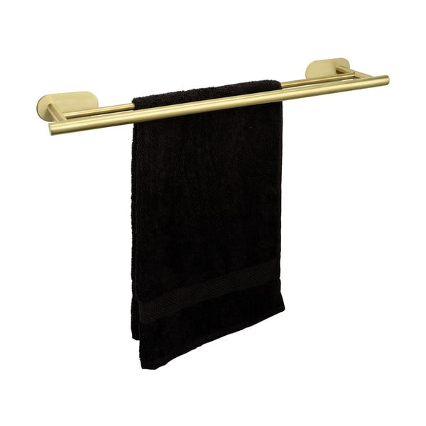 Samodržící držák na ručníky z nerezové oceli Orea Gold – Wenko-image-1