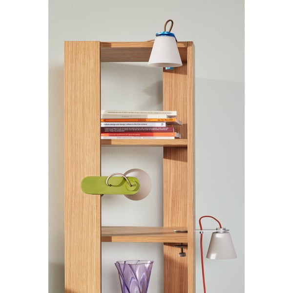 Šedá stolní lampa se skleněným stínidlem (výška 23 cm) Lure – Hübsch-image-3