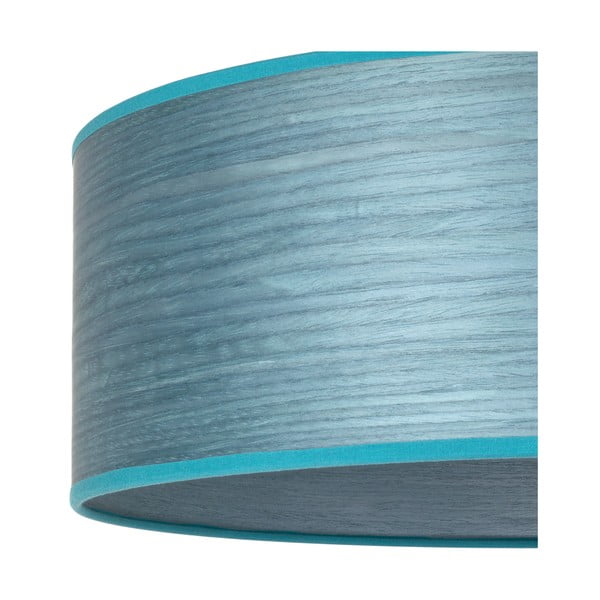 Modrá stojací lampa z přírodní dýhy Sotto Luce Ocho XL, ⌀ 45 cm-image-1