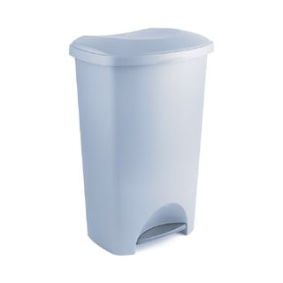 Šedý pedálový odpadkový koš z recyklovaného plastu Addis Eco Range, 50 l