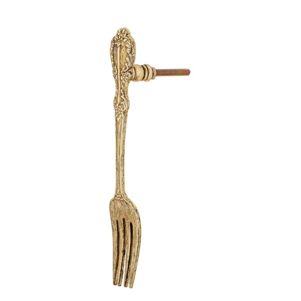 Nástěnný kovový háček ve zlaté barvě Cella – Bloomingville-image-2