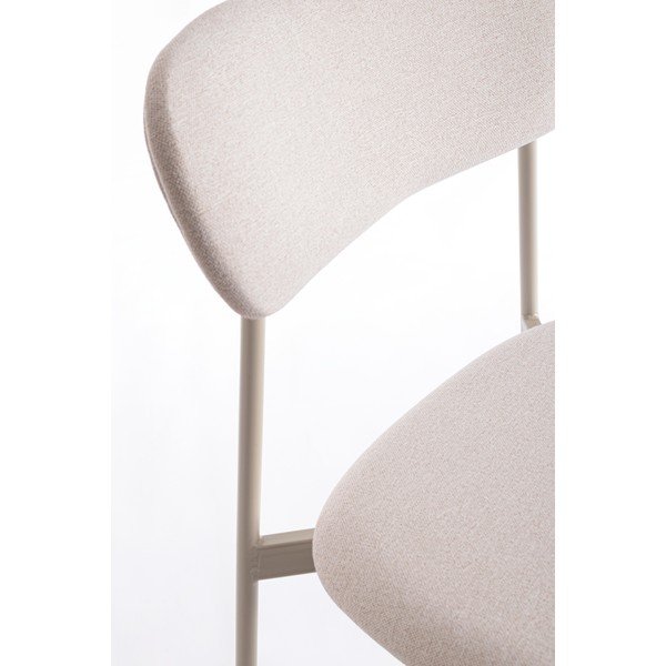 Taupe čalouněná jídelní židle Inka – Yes Everyday-image-1