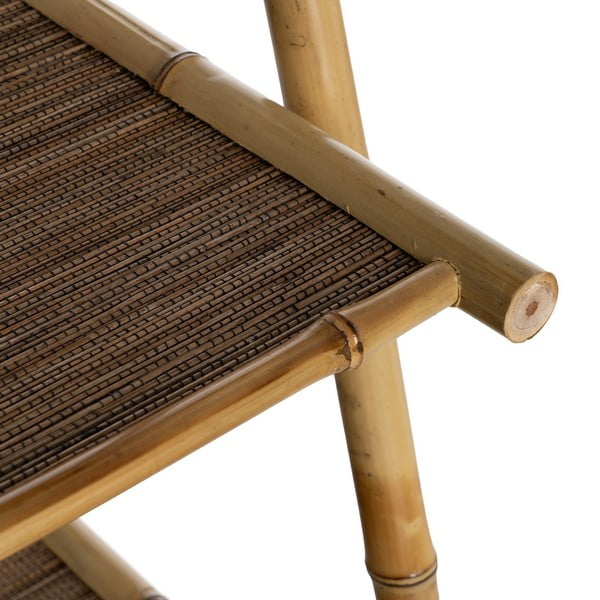 Bambusový regál v přírodní barvě 48x152x50 cm Manali – Ixia-image-4