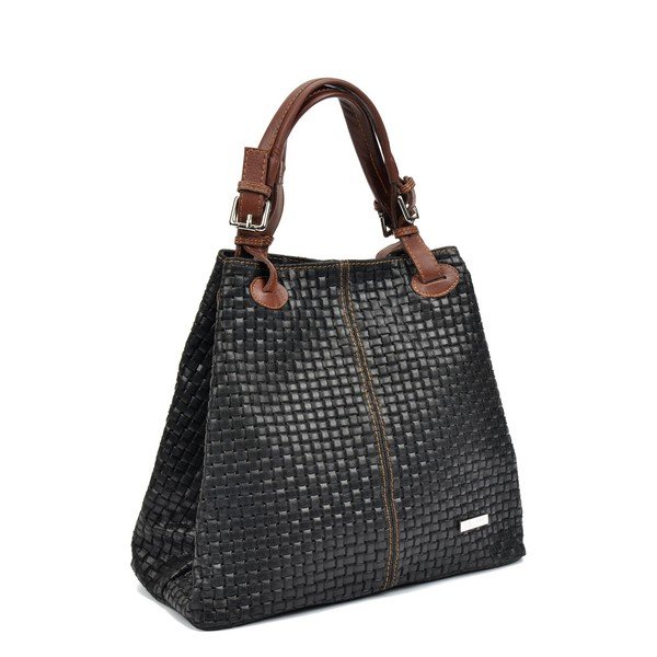 Kožená kabelka Isabella Rhea Seina 858 Nero-image-2