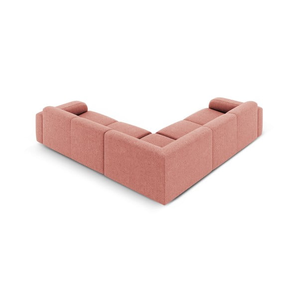 Růžová rohová pohovka (variabilní roh/do L) Molino – Micadoni Home-image-2