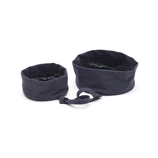 Textilní skládací cestovní miska pro psa 2 ks ø 16 cm Trufa – Kave Home-image-2