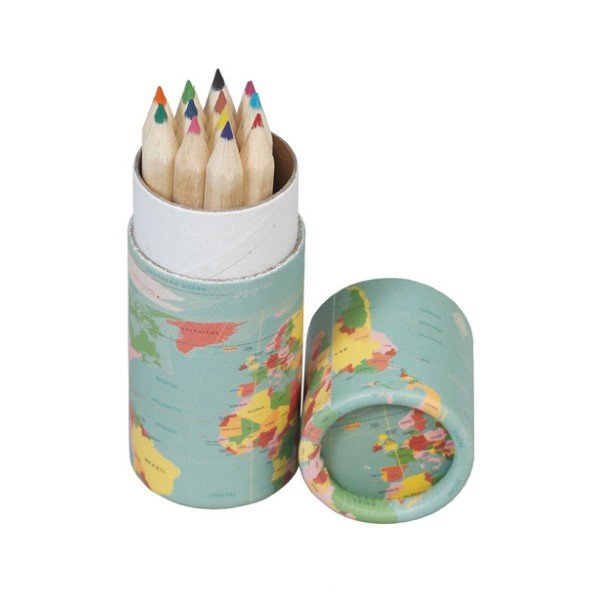 Sada 12 pastelek Rex London World Map