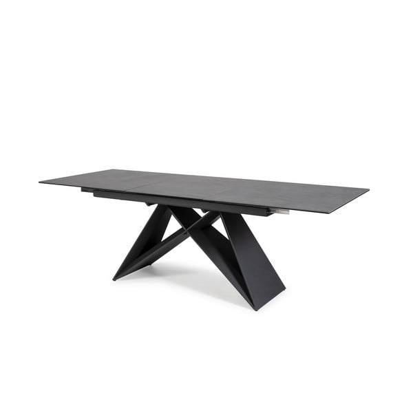 Černý rozkládací jídelní stůl Marckeric Hara-image-4