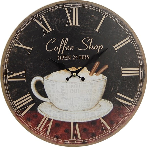 Nástěnné hodiny Coffee Shop