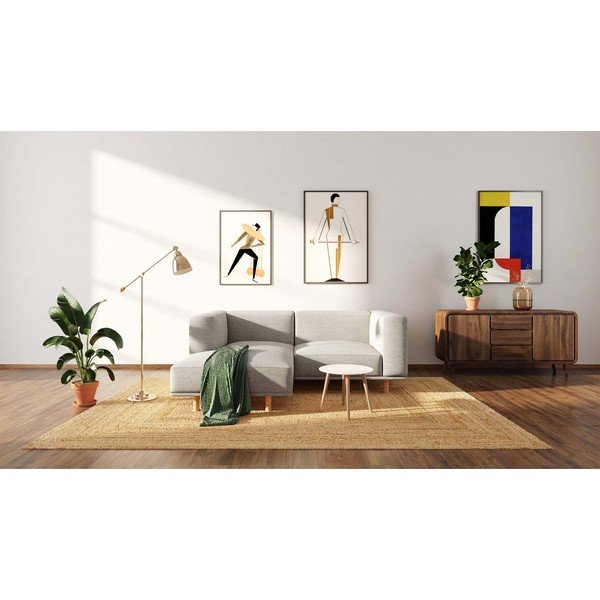 Světle šedá rohová pohovka (levý roh) Kukumo – Ame Yens-image-3