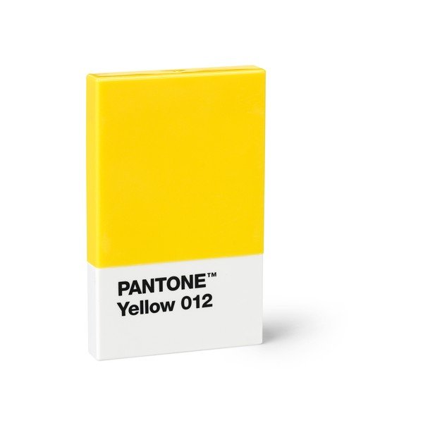 Žluté pouzdro na vizitky Pantone