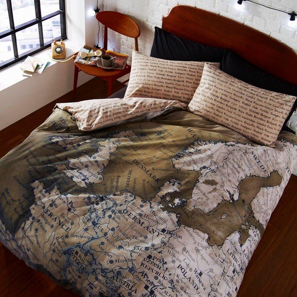 Povlečení Map, 200x200 cm