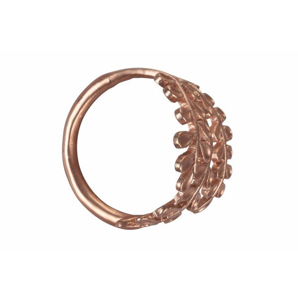 Sada 4 kovových kroužků na ubrousky Villa d'Este Rose Gold-image-1