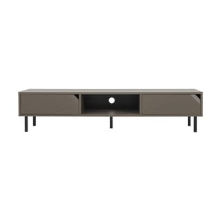 Tmavě šedý TV stolek 177x39 cm Corner - Tenzo