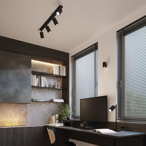 Černá stolní lampa (výška 43 cm) Gleam – Sollux-image-4