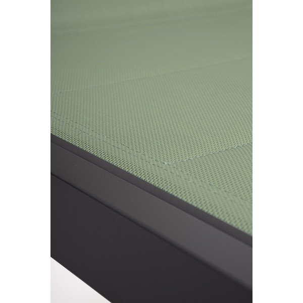 Zelené kovové zahradní lehátko Hilde   – Bizzotto-image-4