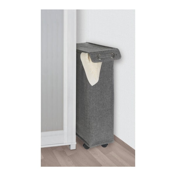 Tmavě šedý koš na prádlo Wenko Corno, 44,4 l-image-1