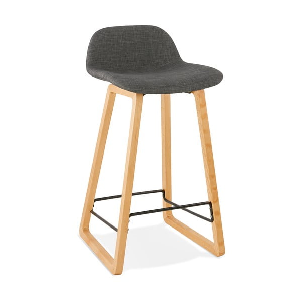 Tmavě šedá stolička Kokoon Trapu Mini, výška sedu 72 cm
