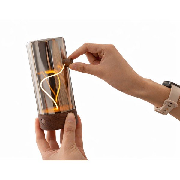 Přenosná světelná dekorace na USB ø 7 cm Solis – Gingko-image-3