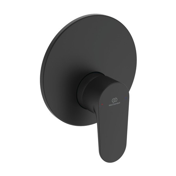 Matně černá sprchová podomítková baterie Silk Black – Ideal Standard