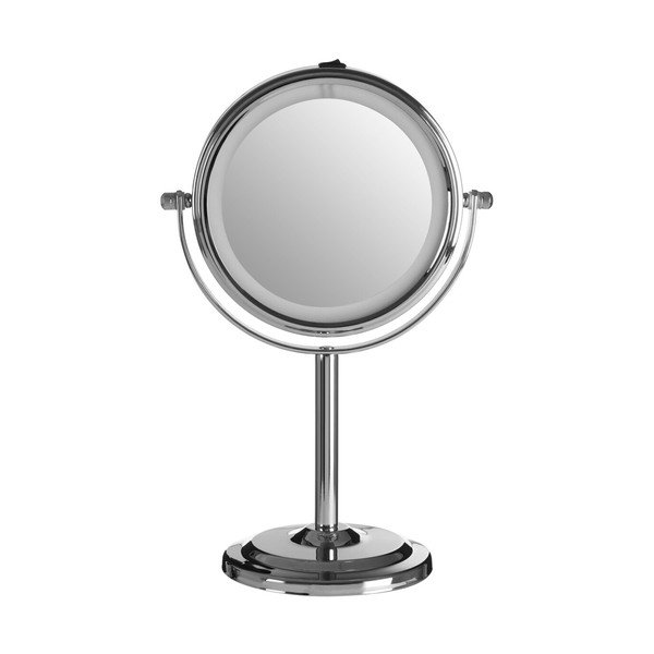 Kosmetické zrcadlo s osvětlením/zvětšovací (zvětšení 2x) ø 15 cm Cassini – Premier Housewares-image-3