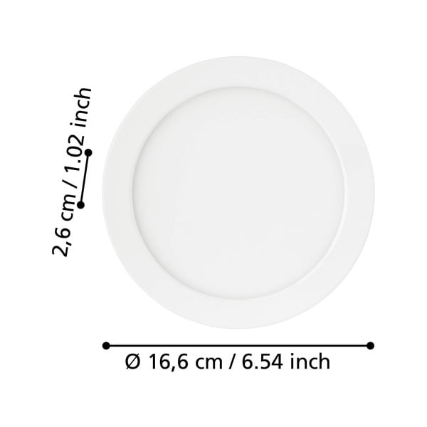 Bílé LED podhledové stropní svítidlo FUEVA 5 – EGLO-image-2