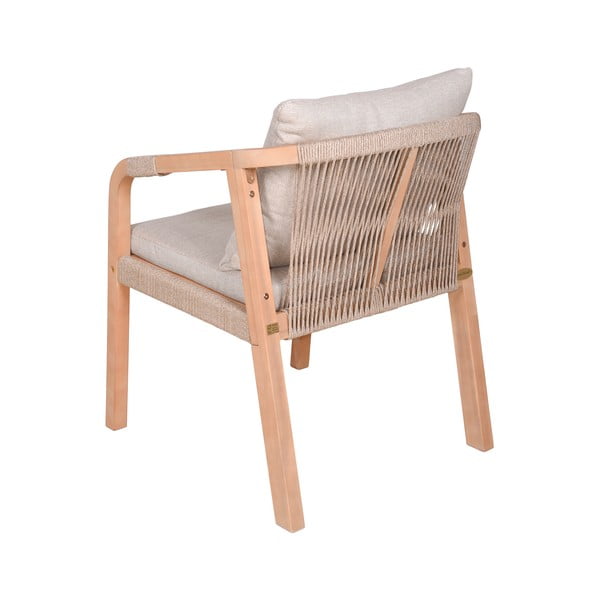 Dřevěné zahradní židle v sadě 2 ks v přírodní barvě Bogota – Garden Pleasure-image-3