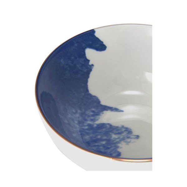 Sada 2 modro-bílých porcelánových misek Westwing Collection Rosie, ø 15 cm-image-2