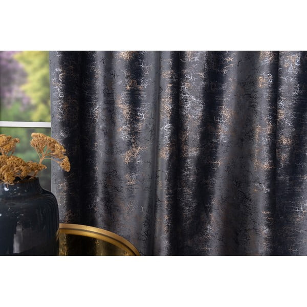 Antracitový závěs 140x260 cm Lhasa – Mendola Fabrics-image-3